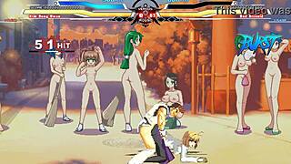 Mugen animation: Dongwan vs Arcued in a hardcore scene