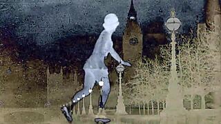 Interracial taboo scene with chocolate and ginger in vintage setting