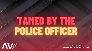 Police Officer Trains Sub In Chastity Cage At Work