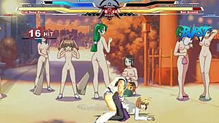 Mugen animation: Dongwan vs Arcued in a hardcore scene