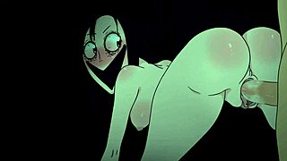 Terrible Momo chooses a guy for the night, but he cries in fear yet they fuck anyway in hentai parody.