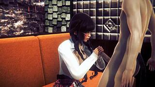 I get hardsex from Karen in uncensored 3D hentai