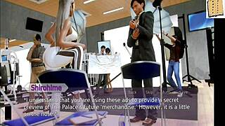 I explore Academy 150 in this hentai game.