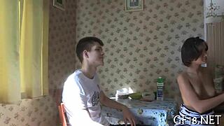 Students party with blowjobs and fucking.