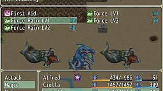 while i work, my friends play with the pervert grabbin' their big tits