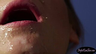 Glamcore MILF CUMSPRAYED After COCKSUCKING