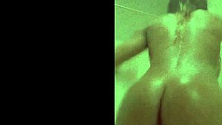 davina bathing in the shower solo