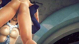 Final Fantasy Hentai Yuna Sucks And Gets Anal Creampie