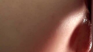 Red Lipstick Fetish in Slow Motion Cum Close-Up Action