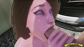 I sucked him off in the parking lot again!