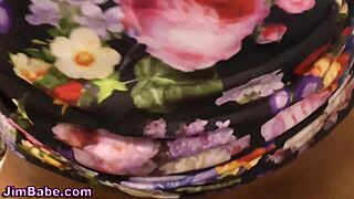 Teen sucks my old cock in pov