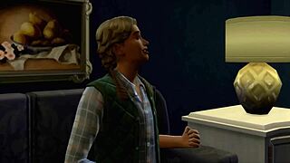 Sims 4 Parody With Shemale 4some And Black Ass Action