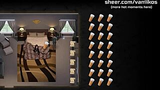 Step Sister Desires Fucking In Mom's Panties