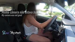 Slutty Wife Shows Off Outdoors