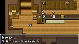 while i work, my friends play with the pervert grabbin' their big tits