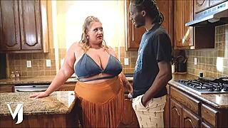 Blvck Rose Caulk Fixes BBW Veronica Jasmine's Tight Pussy with Big Cock