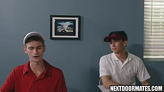 i love how cute gay boys play tennis then fuck hard