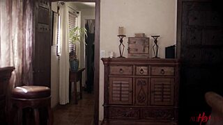 Scarlett sage and serena blair tribbing with cadence lux in teasing oral