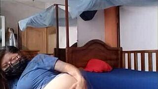 this nurse getting ready for work, flaunting her stuff, patients wanna bang her real bad 😈