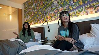 Caught My Girlfriend CHEATING with Step Sister! Covered Them in CUM - Effy Cutie and Cami Strella