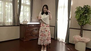 First-Time Wife Documentary: Michi Mitake's Handjob and Creampie Action