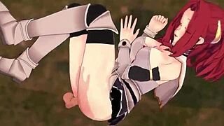 Passionate sex with Malty's Melromarc in 3D hentai.