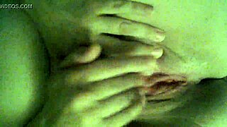 girlfriend fingers her wet pussy