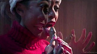 Luna C says, 'Watch me finger my natural tits this christmas.'