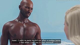 3D Animation Rubia De Grandes Tetas Follando En La Playa