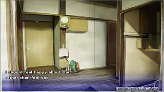 Apartment of Love episode 9, watching through a peeping hole.