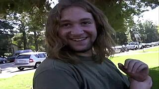 Picked up hot stepmom India Summer for a wild car fuck session