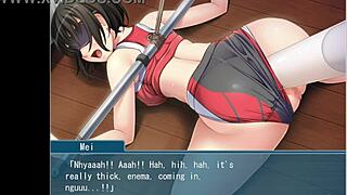 cosplay girl in bondage training begs to do anything for a date.