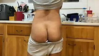 anna maria, mature latina, dances while doing dishes, so wild
