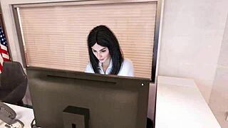 Rough footjob with monster cock in santa county gameplay