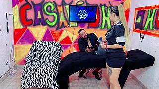 Suzy shares her ass with DJ in sheer outfit