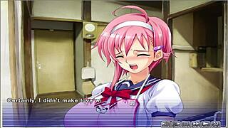 Apartment of Love episode 9, watching through a peeping hole.