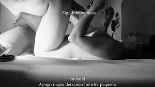 Interracial Corno Filma Esposa Branquinha E Negão Amigo Deixando Ela Pequeninhas Cuckold Sessions