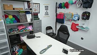 Ride Cop's Cock in Office Hidden Cam?