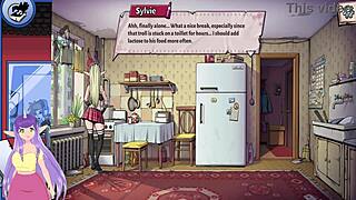 In the souper game demo, a hot elf blonde demonstrates her abilities.