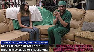 Aria Nicole Fucked and Shocked on Exam Table by Doctor Tampa