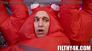 cosplay stepmom feels excited in unexpected threesome with johnny love, naomi foxxx, and skyla sun, showing small tits and big ass