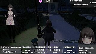 I expose myself in a naked coat outdoors without being noticed