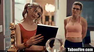 Young Cheerleader Pressured Into Sex By Milf Coach And Her Hubby!