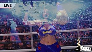 गुस्सैल रेसलर और क्रिश्चियन को वाइल्ड क्लैश में हार्ड चोदा