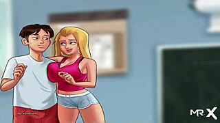 Come and fuck me in Summertime Saga episode 3 9