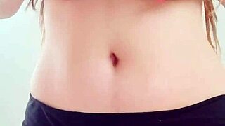 i gots hot massage on big cowboy boobs in black bikini