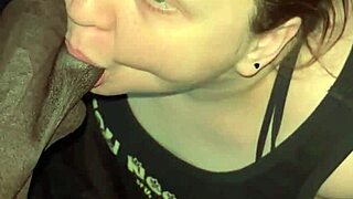 The succubus says, 'At work, I suck big black cocks for fun'