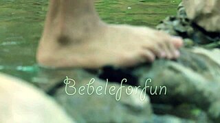 Dumb slut walking ready to get fucked 😈. She has big natural tits