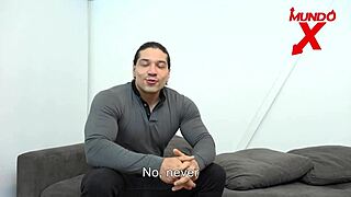 i fucked her big tits hard at casting