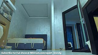 Massive BBW Nerd in Pantyhose Squirts Intensely During Yoga Orgasm